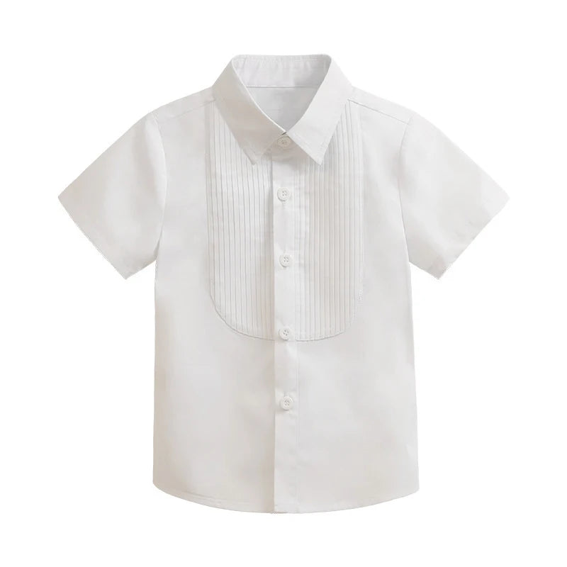 Baby Photograph Boys Suit Children Clothes Set Spring Khaki Lattice Birthday Dress Kids costume Tuxedo Coat+Shorts With Strap