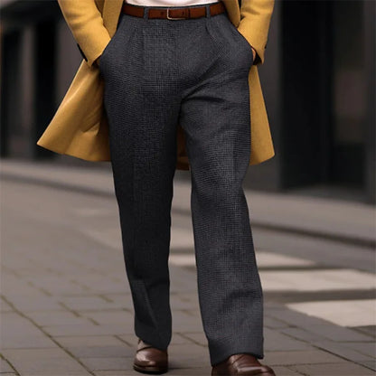 Men's Fashion Pants Men's Suit Pants Trousers Business Casual Pants Front Chino Office Formal Dress Pants Men's Jogging Pants