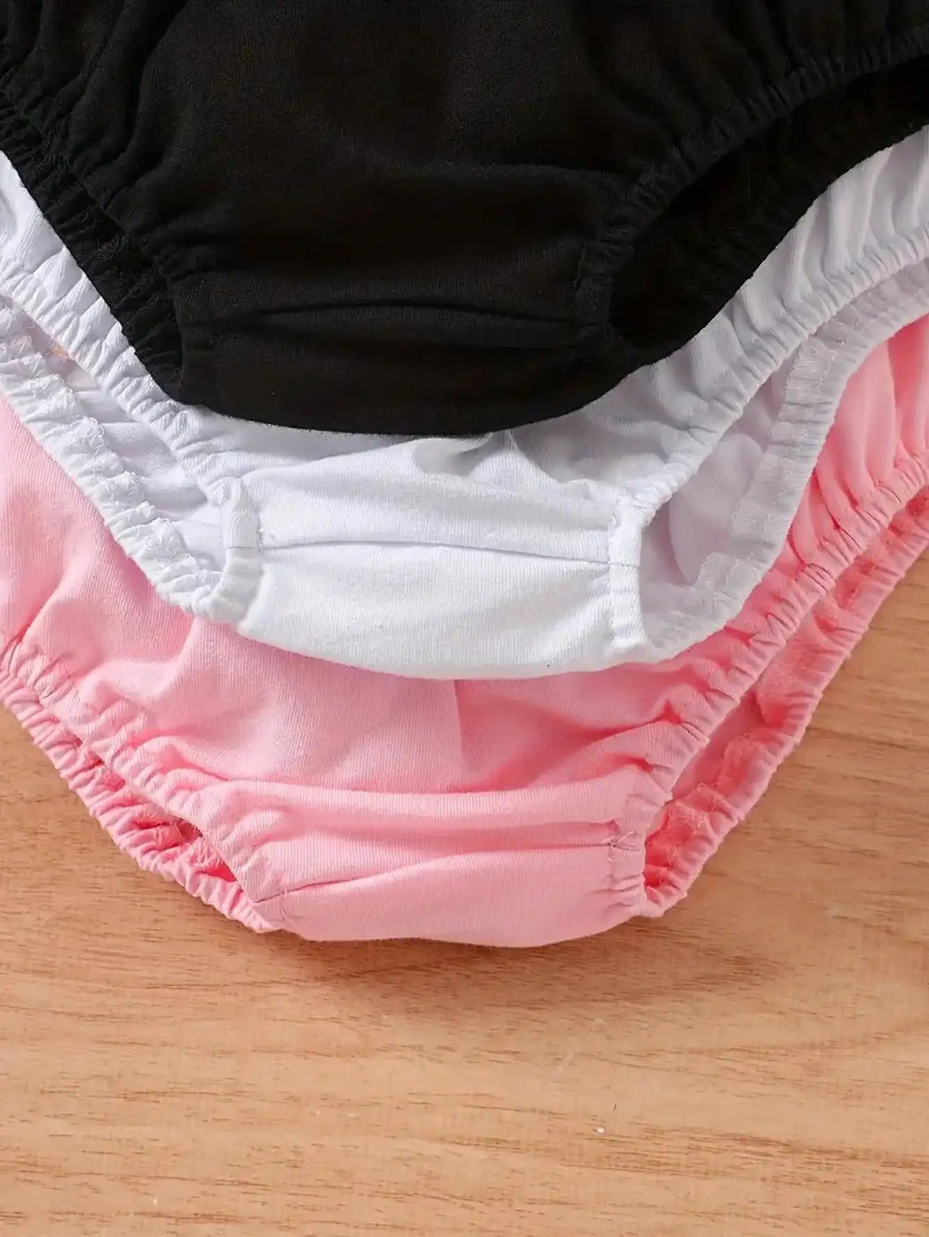 Newborn Baby Diaper Cover Casual Kids Short Pants Plain Color Cotton Toddler Boys Girls Breathable Bloomers Briefs Underwear