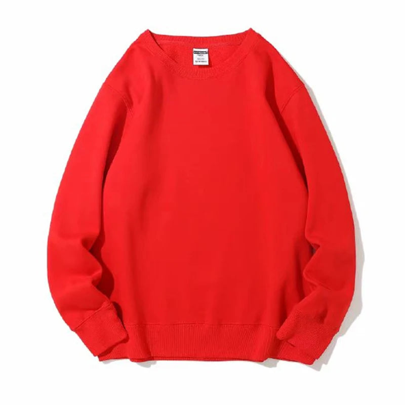Fashion Girls Boys Sweatshirts Clothing Autumn Solid Color Casual Long Sleeve Loose Tops Children's Clothes Teen 6 8 10 12 Years
