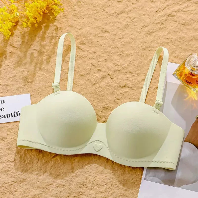 New One-piece Traceless Underwear for Girls with Small Breasts That Look Big and Gather To Prevent Sagging Bra for Women