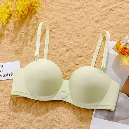 New One-piece Traceless Underwear for Girls with Small Breasts That Look Big and Gather To Prevent Sagging Bra for Women