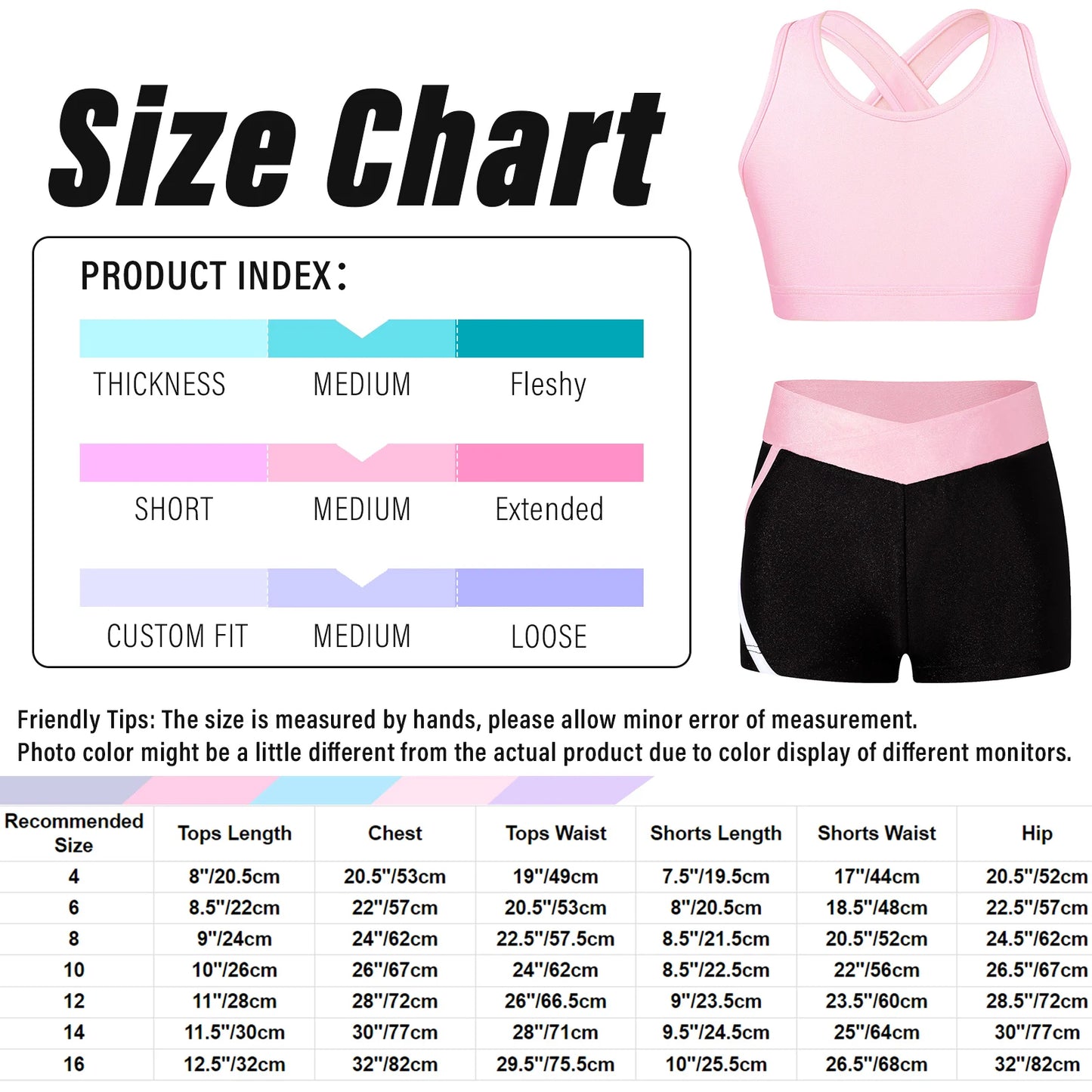 Kids Girls Dance Gymnastics Outfits Ballet Crop Top with Shorts Tracksuit Set 2 PCS Yoga Sports Workout Summer Girl Clothing