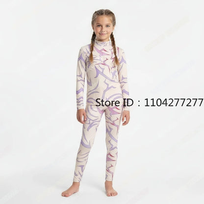 Girls Demon Pop Cosplay Devil Tattoo Pajamas Kid Pants Long Sleeve Pajamas Set Halloween Boys Girls Pajama