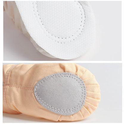 Ballet Shoes Canvas for Girls Kid Dance Slippers Split Sole Gymnastics Yoga Dancing Shoes for Kids Ballerina Ballet Flat Shoes