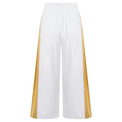 Girls Liturgical Dance Wide-Leg Pants Celebration of Spirit Palazzo Pants Worship Praise Dance Costume for Dancing Performance