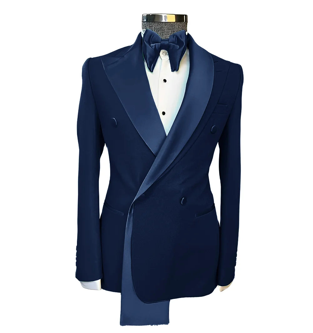 Men's Suits Single Jackets Wedding Groom Tuxedos Peak Lapel Design Blazer for Men Fashion Customization Clothing