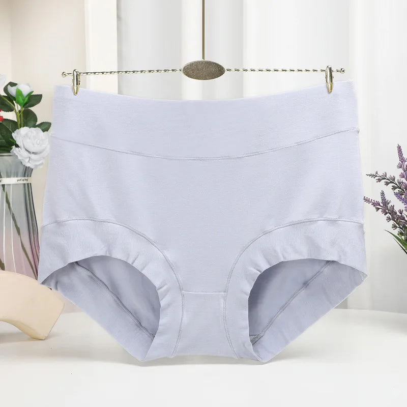 Women's Underwear Modal Panties for Women High-Rise Female Underwear Briefs Comfortable Underpants Plus Size Soft Safety Shorts