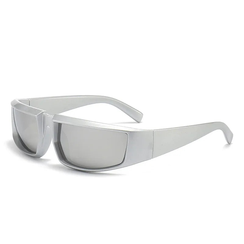 Future Science Technology Sense Sunglasses Men Women Concave Shape Sun Glasses Cool Punk Style Pair Summer Sports T206