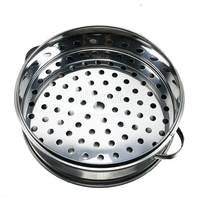 Stainless Steel Pot Steamer Rice Cooker Food Steaming Grid with Double Ear Drain Basket Kitchen Cooking bamboo steamer cooker