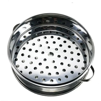 Stainless Steel Pot Steamer Rice Cooker Food Steaming Grid with Double Ear Drain Basket Kitchen Cooking bamboo steamer cooker