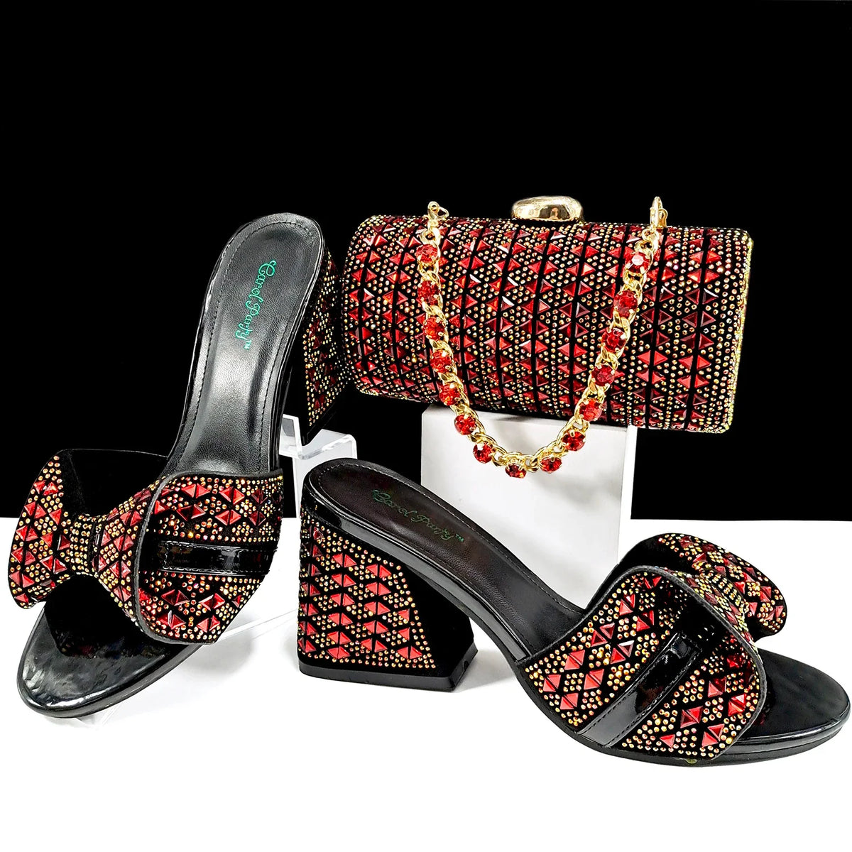 High Quality Ladies Shoes And Bags Set HJJ1-10