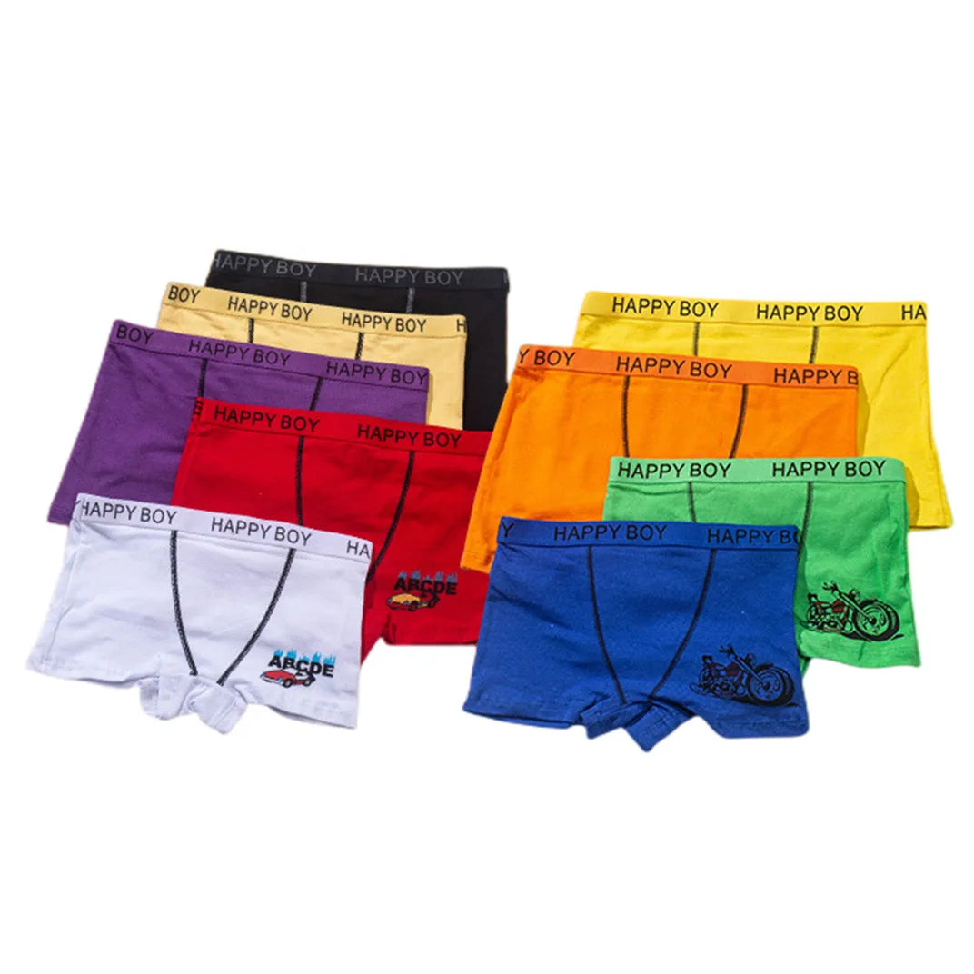 Boy Sport Horse Design Boxers Cotton Soft Baby Boy Underwear Colorful Design Boy Underpants Football Rocket Bike Design Boxers