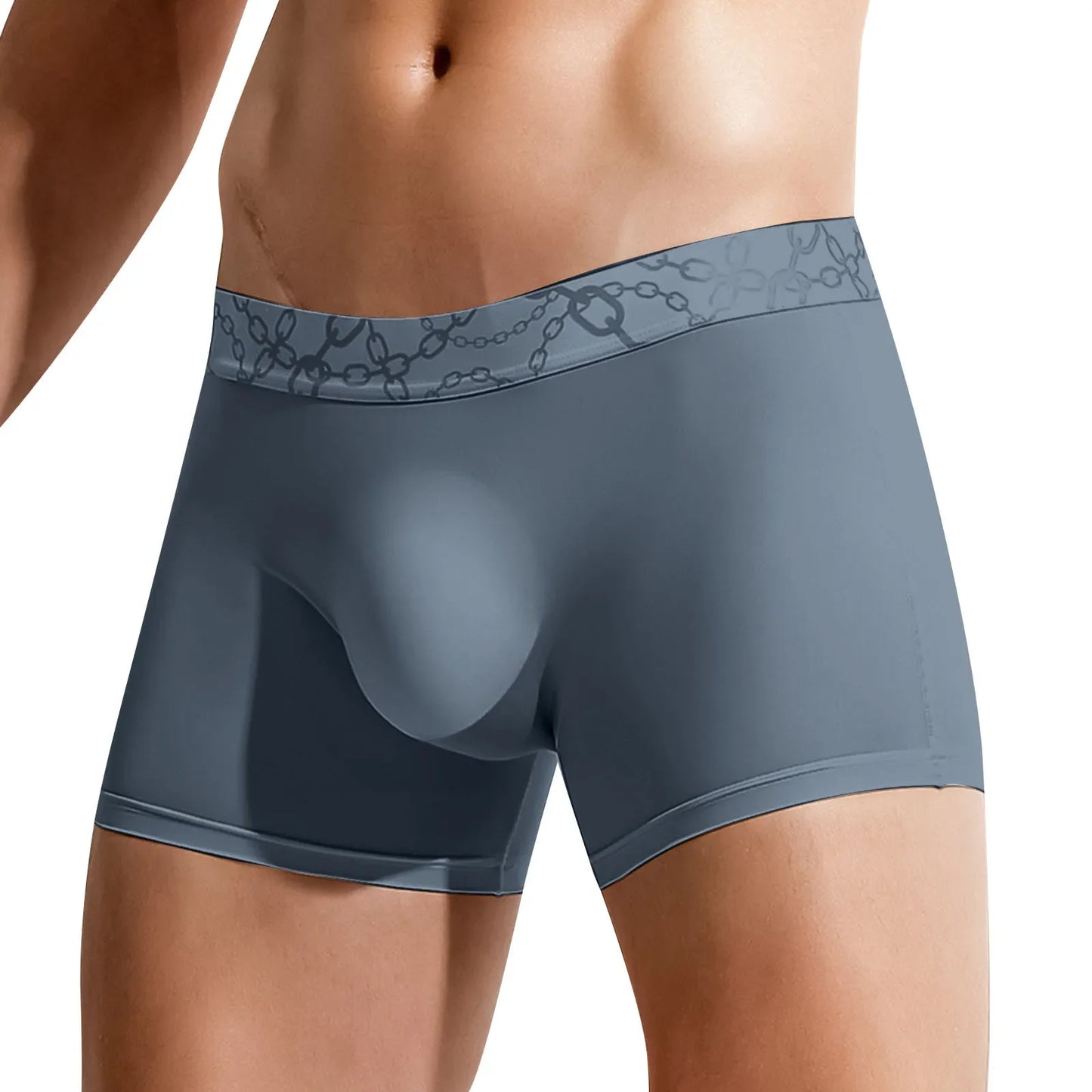 Men's Soft Fabric Sexy Underwear Low Waisted Fashionable Sexy Comfortable Breathable Flat Angle Underwear Japanese Man Underwear