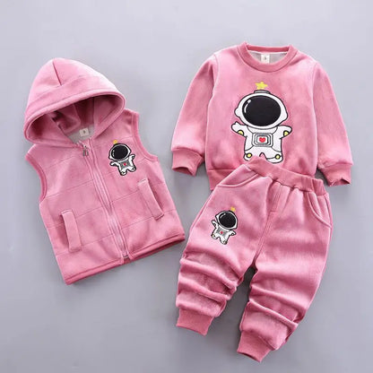 Newborn Baby Boys Clothes 2023 Autumn Baby Girls Clothes Hoodie+Pant Outfit Kids Costume Suit Infant Clothing For Baby Warm Sets