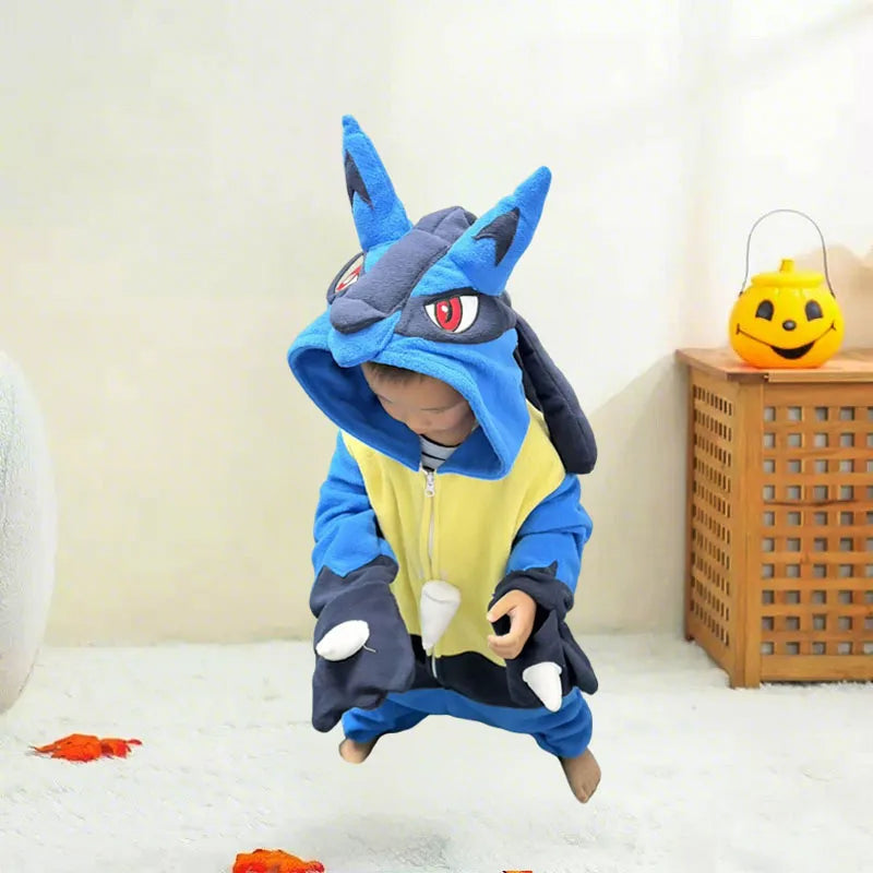 Boys Kigurumi Girls Onesies for Children Cartoon Pajamas Animal Cosplay Costume For Halloween Christmas Outfit Jumpsuit Homewear