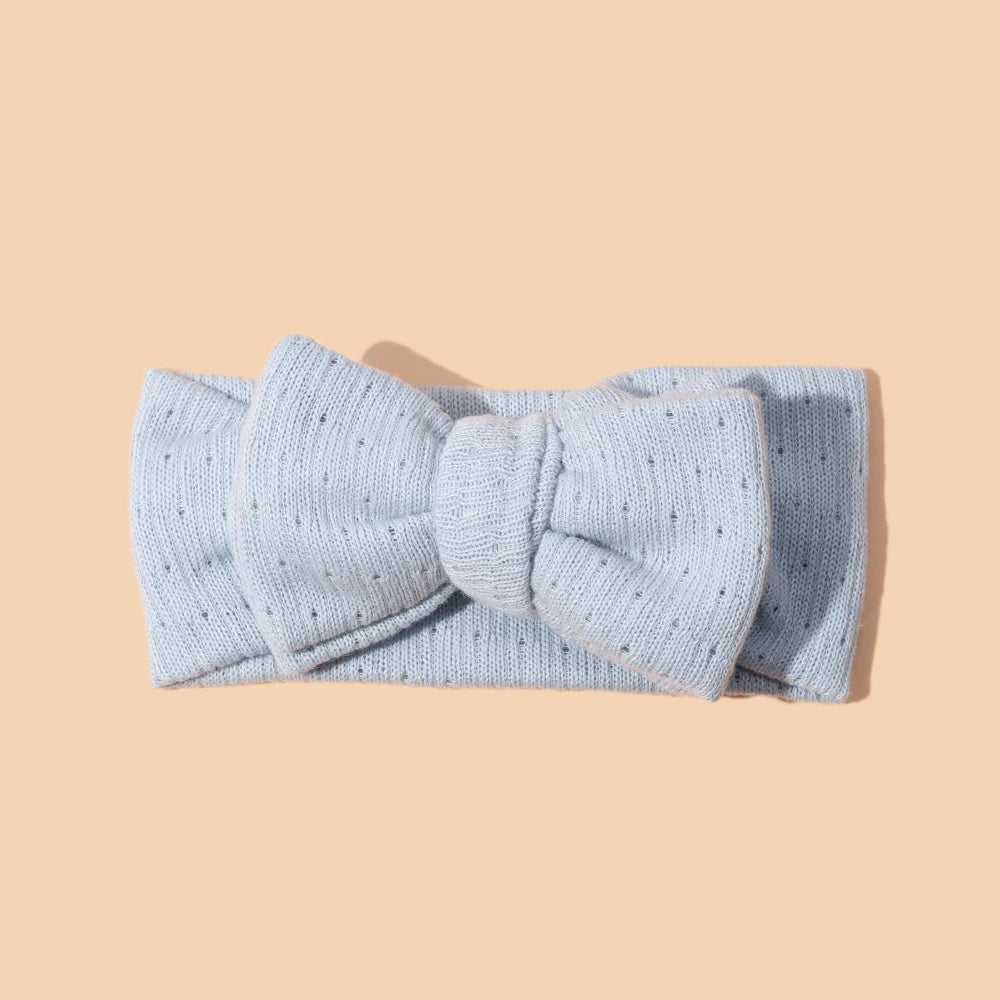 Baby Girl Hair Accessorie Solid Elastic Bow Hair Bands for Girls Soft Comfortable Baby Headband Cute Infant Photography Props