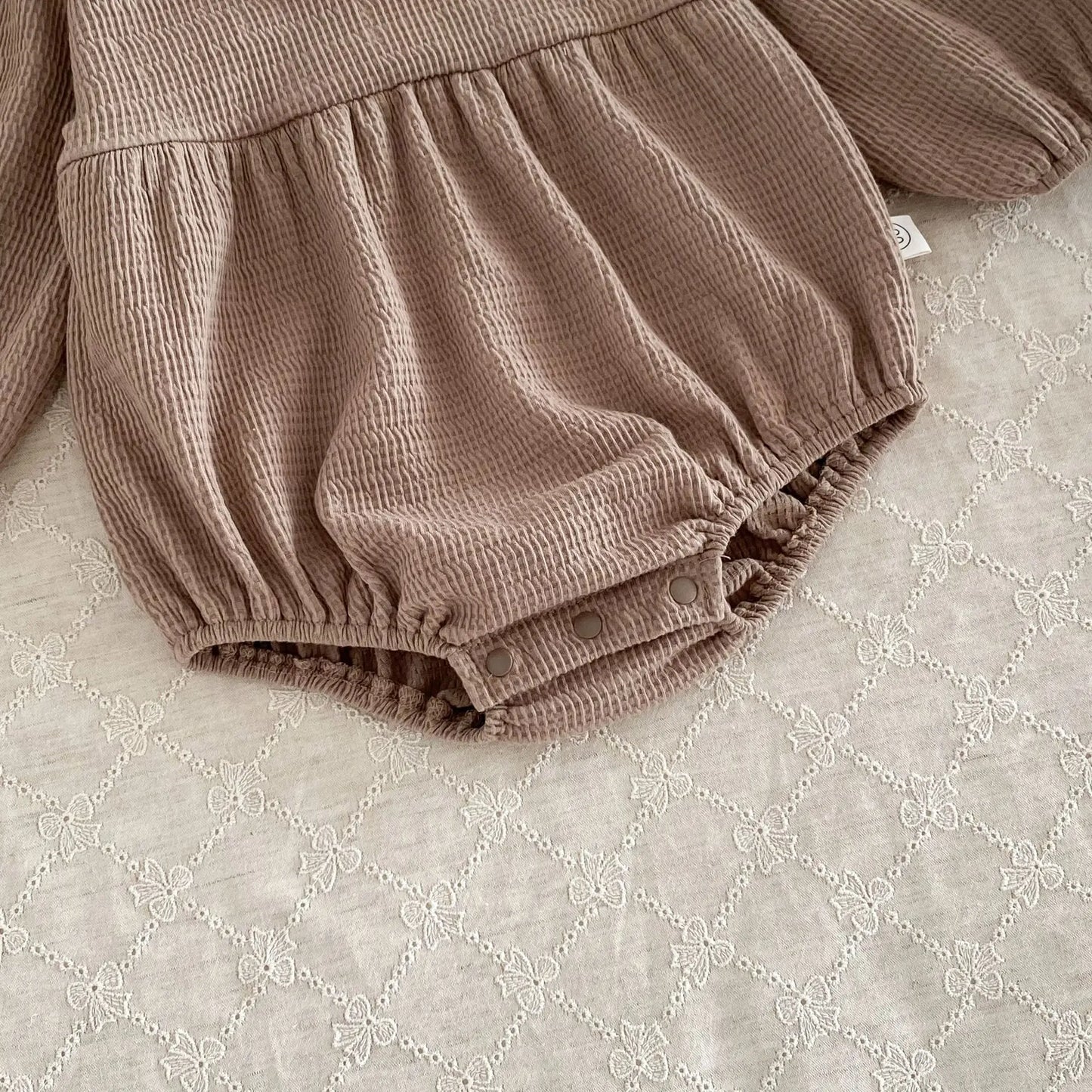 Baby Girls Clothes Toddler Autumn Winter Long Sleeve Lace Romper With Headwear For Infant Homewear Jumpsuit Baptism Overall