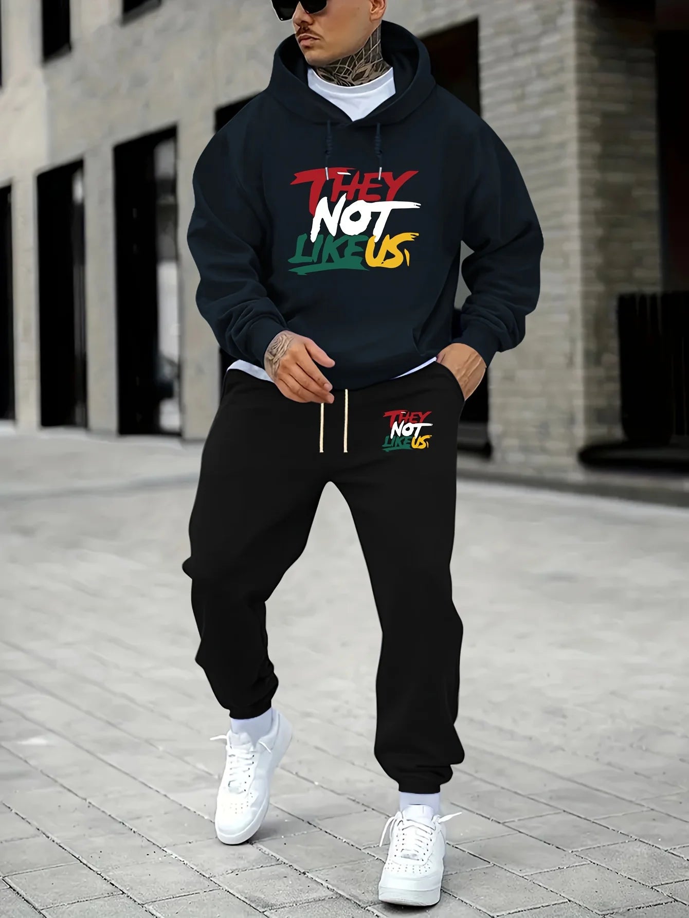 Men'S Sports Suit - Fashionable Long-Sleeved Hoodie And Casual Jogger Pants Very Suitable For Spring/Autumn Outdoor Activities