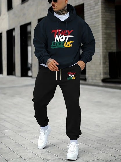 Men'S Sports Suit - Fashionable Long-Sleeved Hoodie And Casual Jogger Pants Very Suitable For Spring/Autumn Outdoor Activities