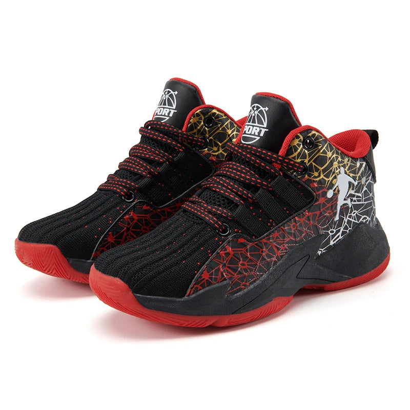 2026 Kids Sneakers Boys Basketball Shoes Children's Casual Shoes Outdoor Training Running Sneakers Child Non-slip Comfortable 8