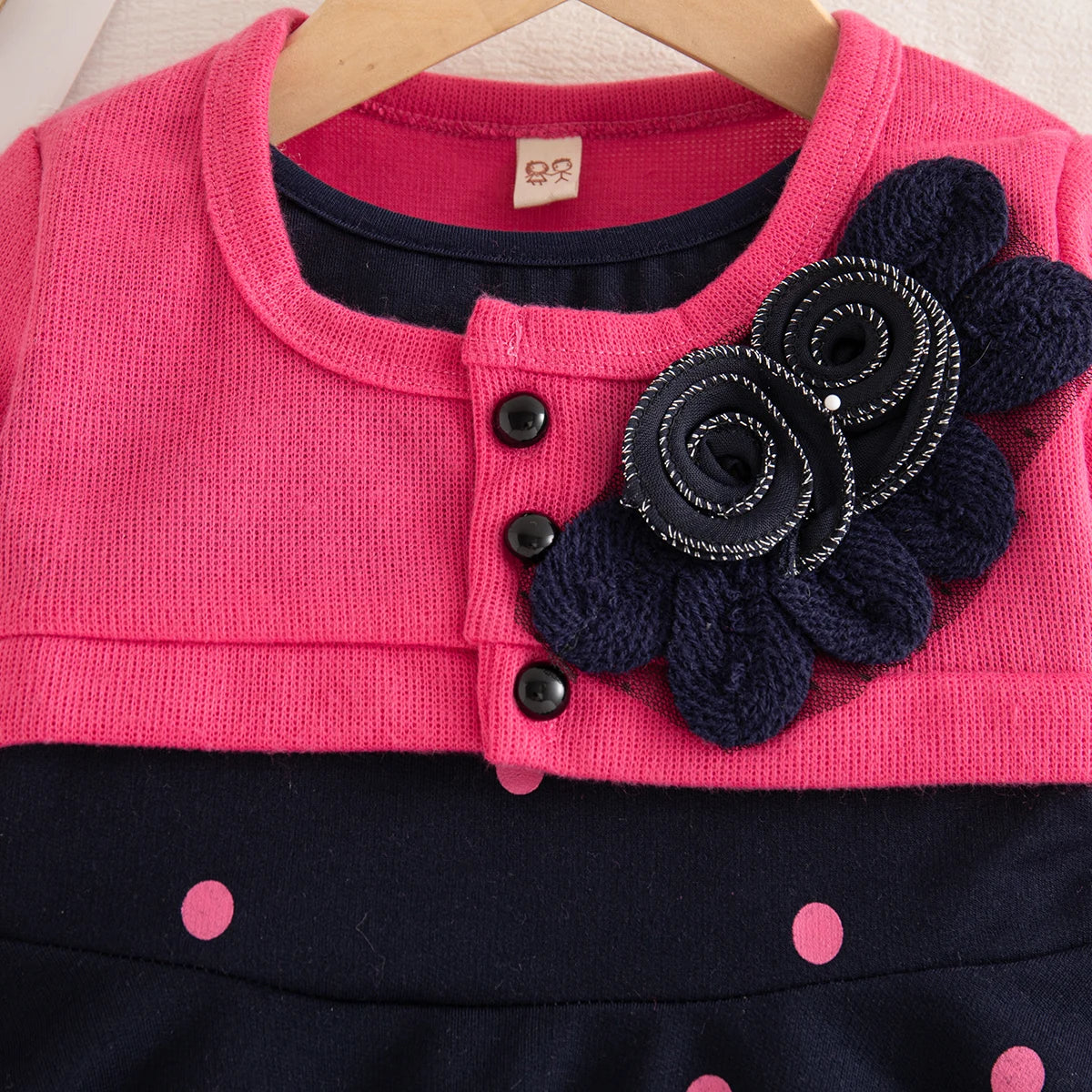 Baby Clothes Girl Spring And Autumn Cartoon Long Sleeve Gentle Baby Dresses Cute Casual Girl Kid's Dress