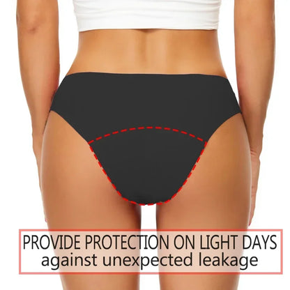 Teen Girls Seamless Swimwear 4 Layer Leakproof Bikini Fast Absorb Period Protection for Surf Beach Yoga Swimming