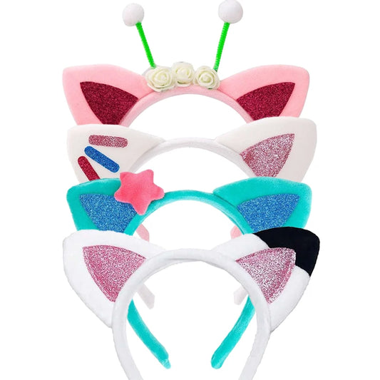 Gabby Dollhouse Headbands Children Anime Fashion Headwear Girls Cute Sweet Cartoon Headdress Creative Cosplay Accessories Gifts