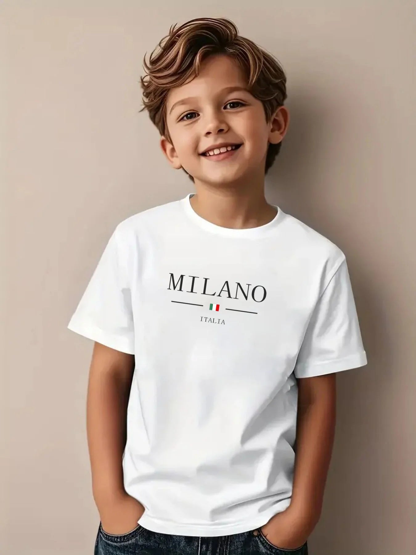 2025 New Kids Clothing Graphic Summer T-Shirt Boy And Girl Fashion Tops Teen Boys Loose Short Sleeve Tee