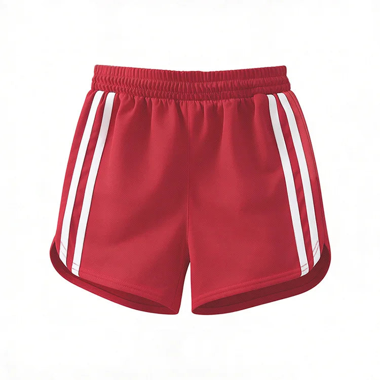 Summer Men's Beach Pants Worn As Outerwear With Large Size Drawstring And Youth-style Mesh Quick-drying Three-piece Pants
