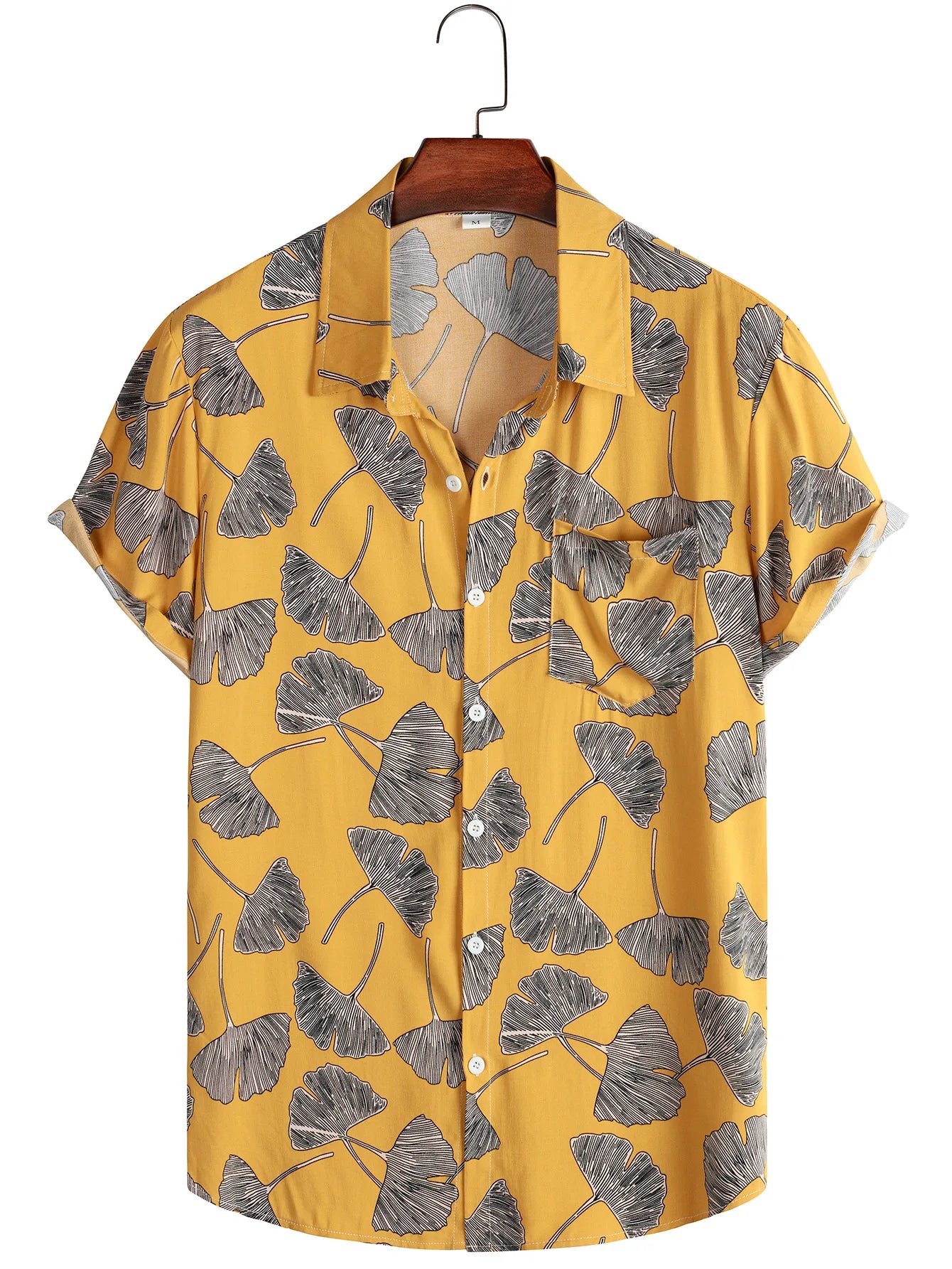 Men's Summer Hawaiian Style Loose Short Sleeve Casual Shirts Fashion 3D Print Vacation Beach Shirt Tops Breathable Blouses Male
