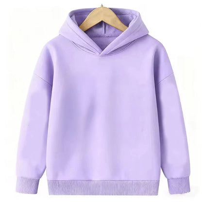 Fashion Kids Boy Hoodies Hoodies 2025 Spring Autumn Girls Casual Hoodies Sweatshirt Kids Solid Color Hoodies Sweatshirt New