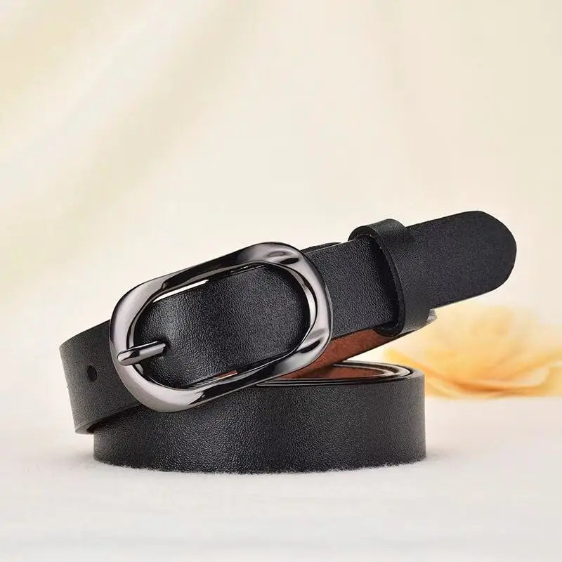 Alloy women Belts New style luxury for Genuine Leather Fashion Pin Buckle Jeans Decorative Ladies Retro Decorative