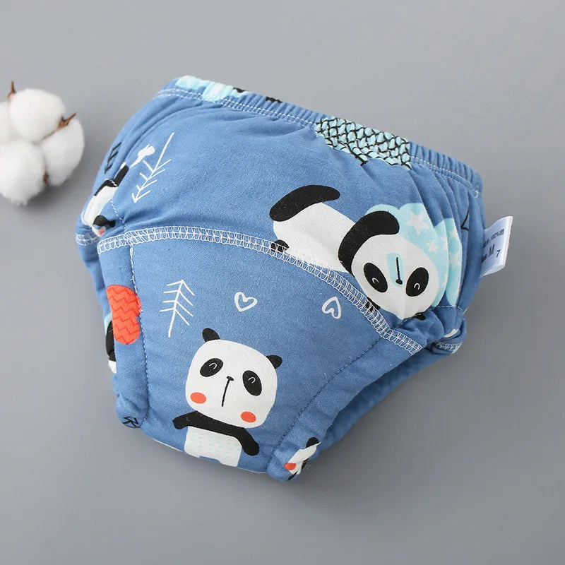 3PCS/1PCS Newborn Training Pants Baby Shorts Washable Underwear Boy Girl Cloth Diaper Reusable Nappies Infant Stuff Accessory