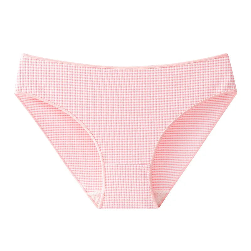 Women Panties Breathable Crotch Warm Underwear for Women Sexy Seamless Briefs Stripes Low Rise Pants Female Winter Lingerie