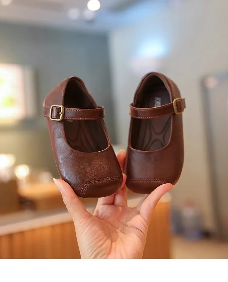 New Baby Shoes Leather Baby Girl Autumn Rubber Sole Anti-slip Multicolor Elegant Toddler First Walkers Newborn Crib Toddler Shoe