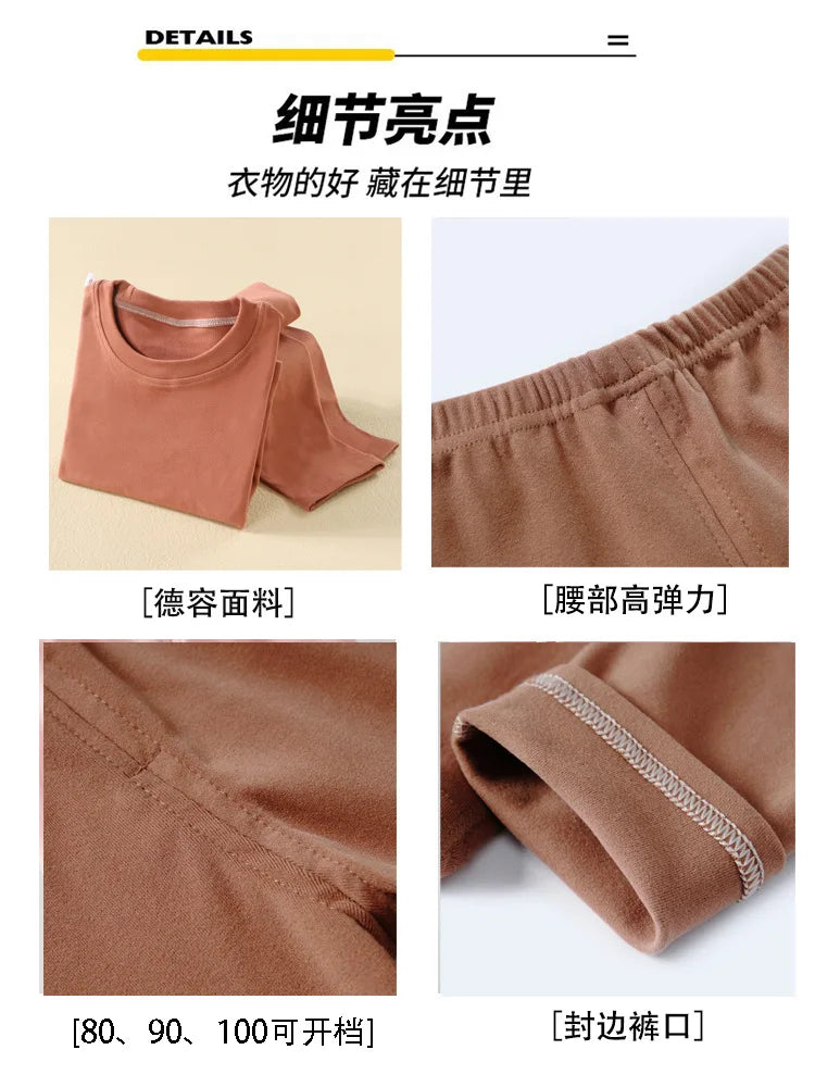 Gabby Dollhouses Pajamas Pants Set Girls Cute Letter A-Z Nightwear Trousers Kids Winter Home Clothes Children Long Sleeves Gift