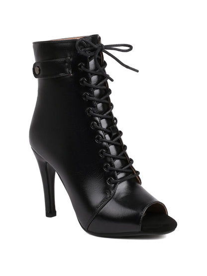 Women's Fashion Summer Party Outdoor Boots Sexy stilettos High Heels Women Latin dance heels shoes Black For Ballroom