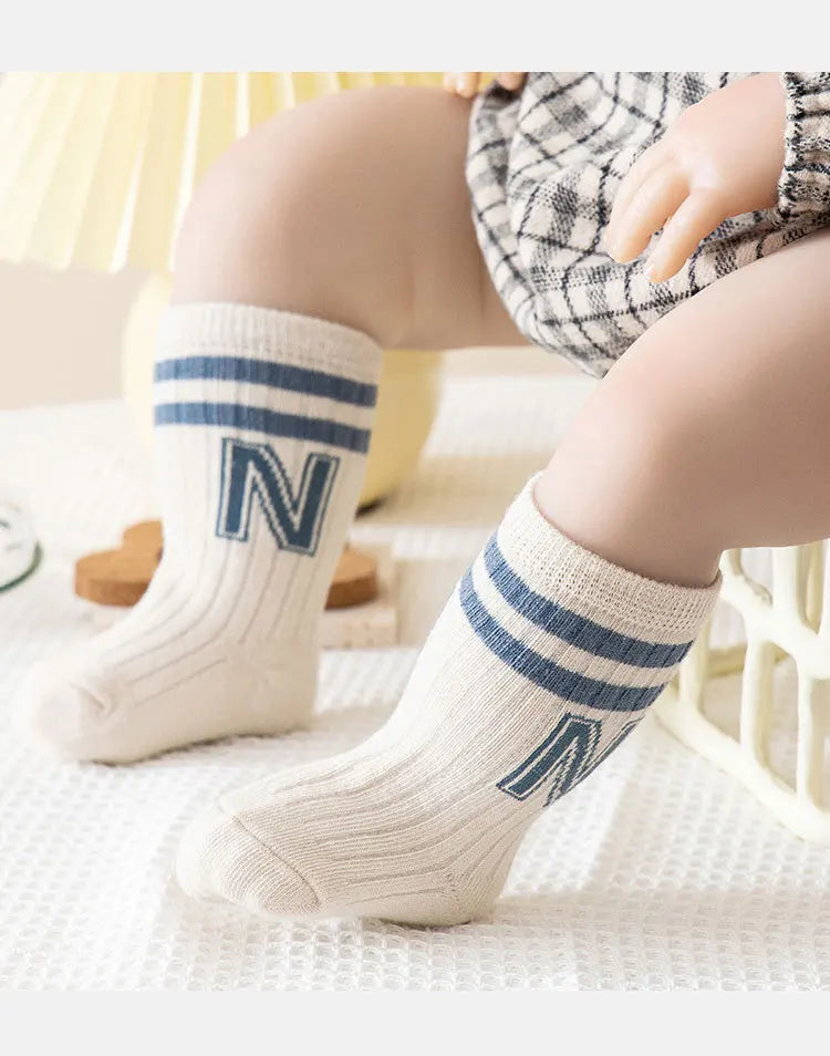 3 Pairs Baby Socks Kids Cute Newborn Boys Socks Toddler Girl Children Anti Slip Sock Cotton Infant Accessories Clothes for 0-5y
