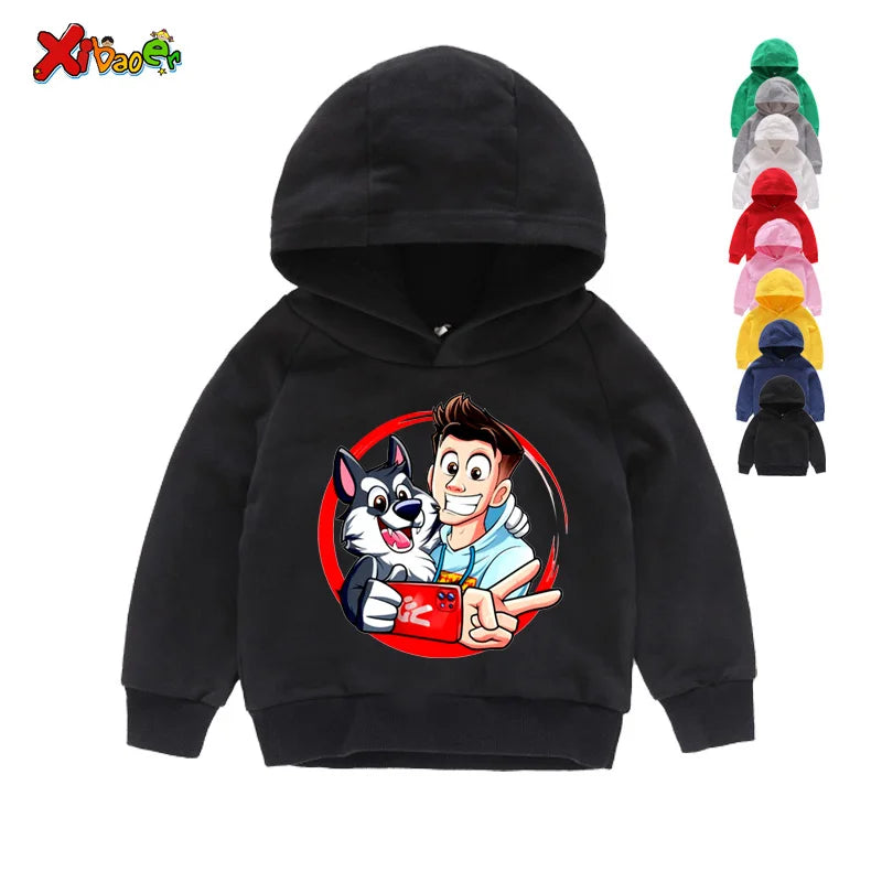 Kids Hoodies Sweatshirt Children Sweatshirts for Boy Clothes Pullover Toddler Baby Clothing Fashion Girl Cool Baby Boys Clothes