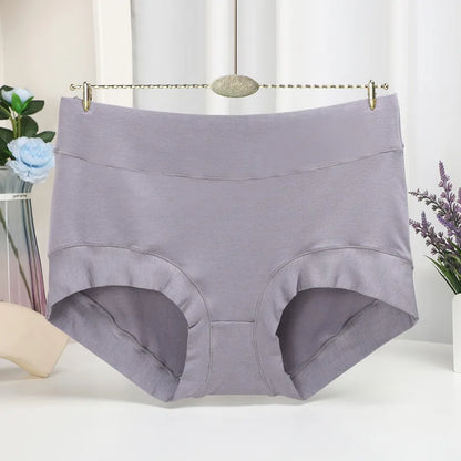 Women's Underwear Modal Panties for Women High-Rise Female Underwear Briefs Comfortable Underpants Plus Size Soft Safety Shorts