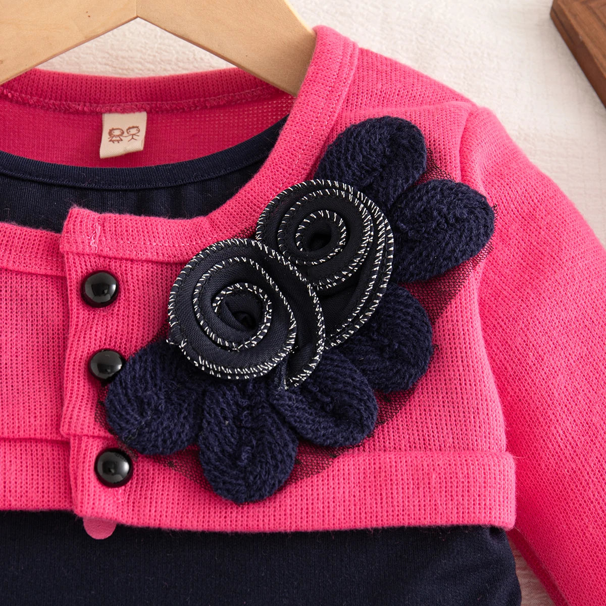 Baby Clothes Girl Spring And Autumn Cartoon Long Sleeve Gentle Baby Dresses Cute Casual Girl Kid's Dress