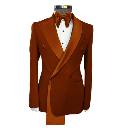 Men's Suits Single Jackets Wedding Groom Tuxedos Peak Lapel Design Blazer for Men Fashion Customization Clothing