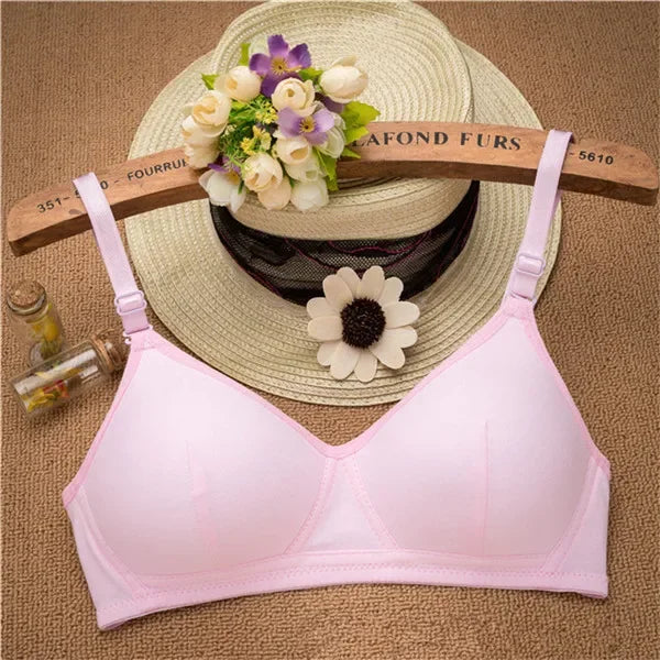 2024 Girls Training Bra Wireless Thin Cup Bra Fashion Comfortable Teenage Underwear