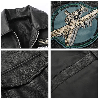Man Leisure Fashion Locomotive Coats New Leather Clothing Jacket Spring Autumn Windproof Simplicity Keep Warm Coat Tops Man