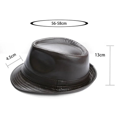 Men's and Women's Gentleman Hat Casual England Cowboy Hat Retro Warm Bowler Hat Jazz Cap Out Hundred with The Trend Cap