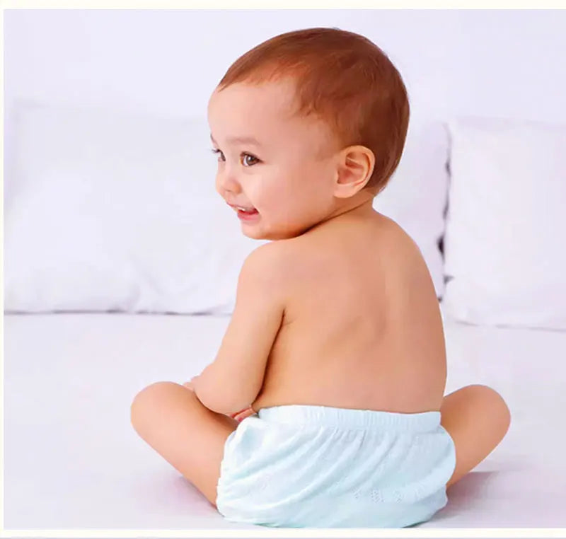 Newborn Baby Reusable Diapers Children Potty Training Panties Cotton Cloth Washable Underwear  Ecological Nappies Infant Panties