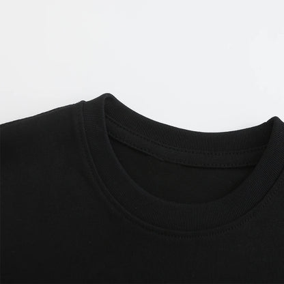 Girls' T-shirt, pure cotton summer new fashion short sleeved T-shirt, baby girl children's T-shirt, luxurious design sportswear