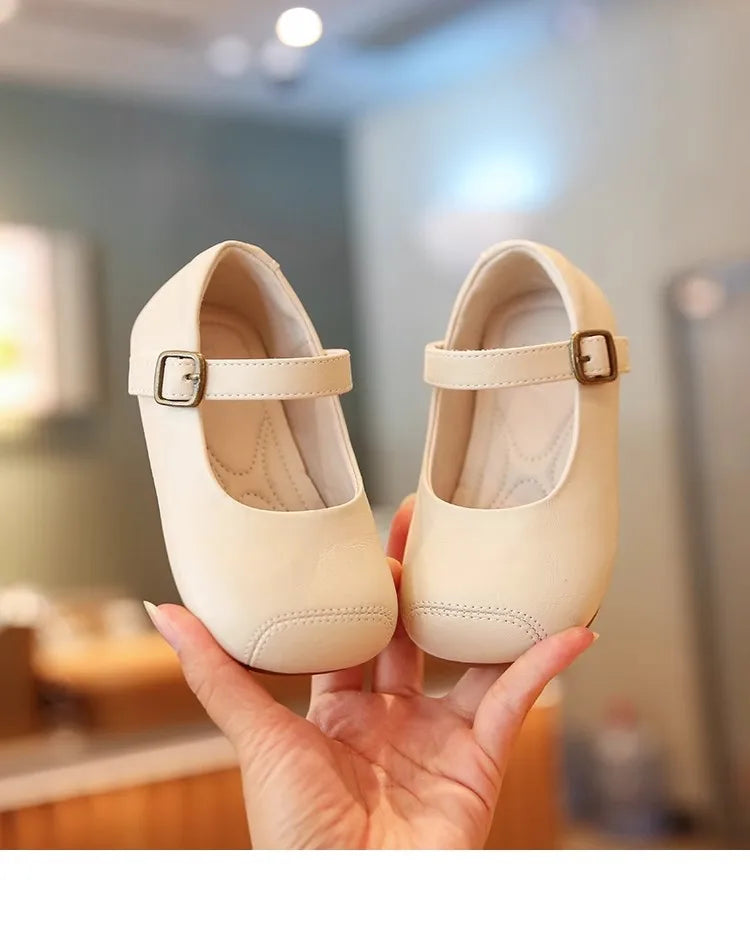 New Baby Shoes Leather Baby Girl Autumn Rubber Sole Anti-slip Multicolor Elegant Toddler First Walkers Newborn Crib Toddler Shoe
