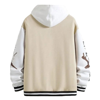 Men's Jackets Coat Spring Autumn Casual Long Sleeve Golf Wear Men Baseball Jacket Fashion Printed O-neck Windbreaker Men's Coats